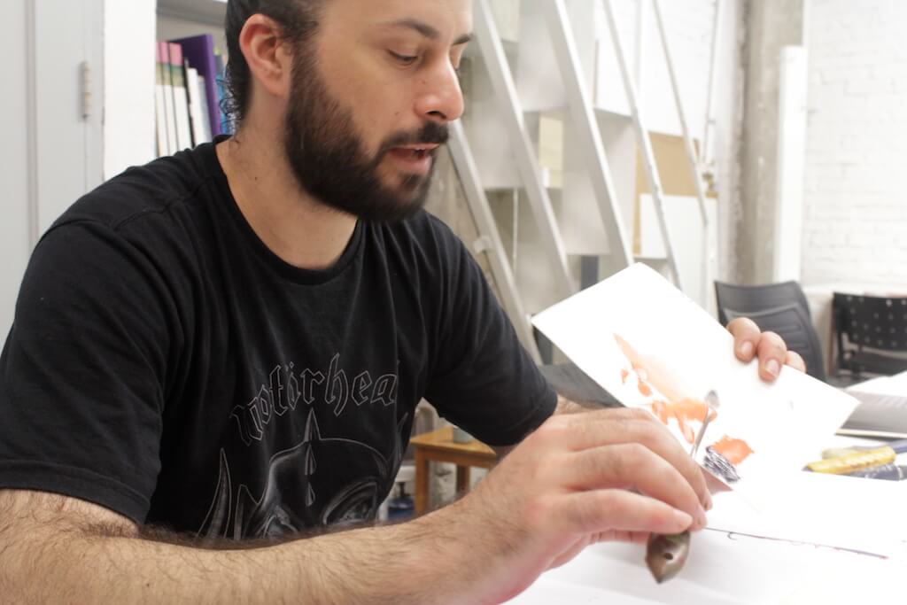 Acompanhamento e desenvolvimento de projetos em pintura, com Eurico Lopes